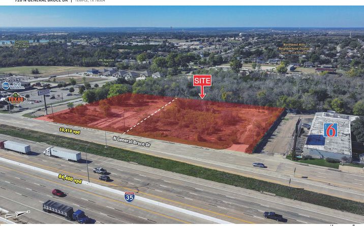 Pictures of Land property located at 720 N General Bruce Dr, Temple, TX 76504 for sales - image #1