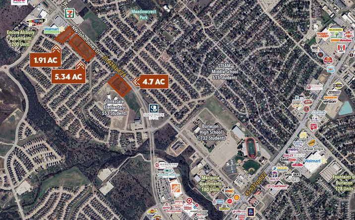 Pictures of Land property located at John Jones Dr, Burleson, TX 76028 for sales - image #1