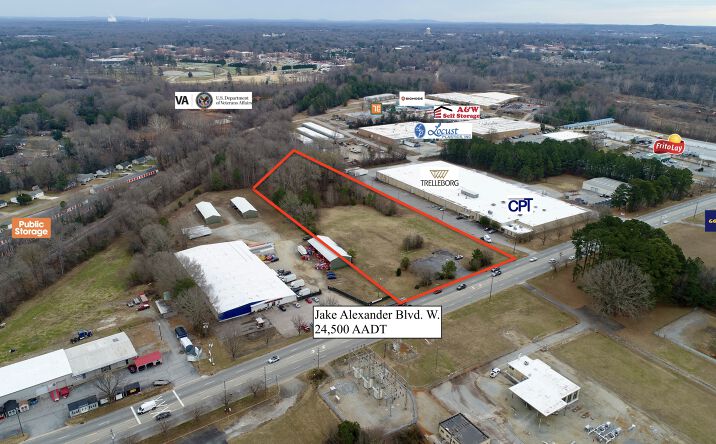 Pictures of Land property located at 1606 Jake Alexander Blvd W, Salisbury, NC 28147 for sales - image #1