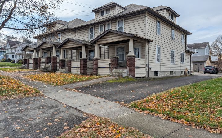Pictures of Multifamily property located at 1103-1105 College Ave, Elmira, NY 14901 for sales - image #1
