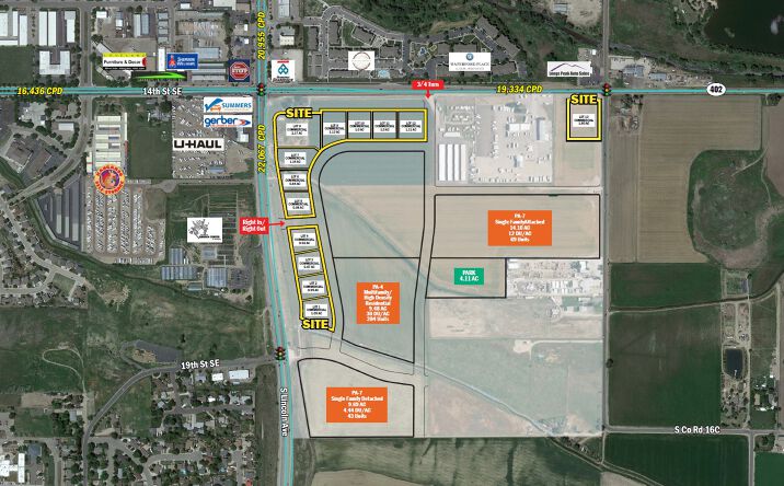 Pictures of Land property located at SEC Of Highway 402 & Highway 287, Loveland, CO 80534 for sales - image #1