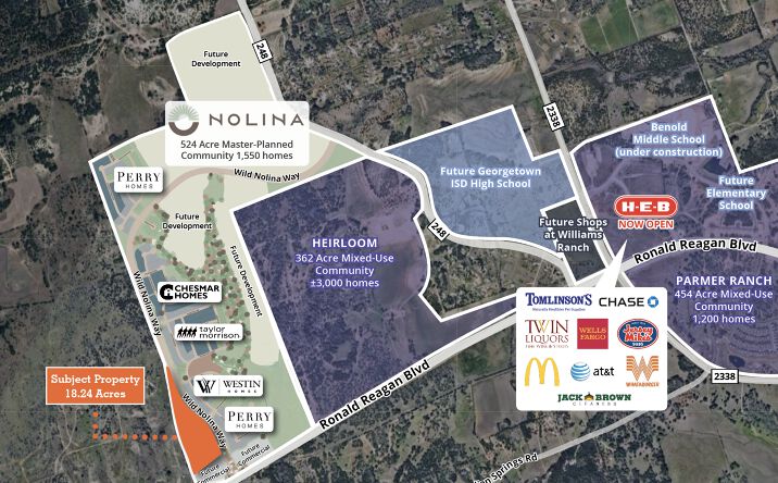 Pictures of Land, Multifamily property located at 205 Wild Nolina Wy, Georgetown, TX 78633 for sales - image #1