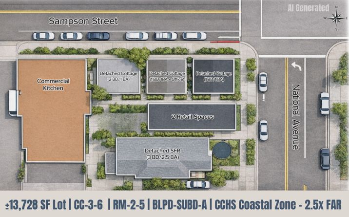 Pictures of Land, Mixed Use property located at 2186 National Ave, San Diego, CA 92113 for sales - image #1