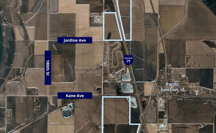 Pictures of Land property located at I-29 Mills County, Pacific Junction, IA 51561 for sales - image #1