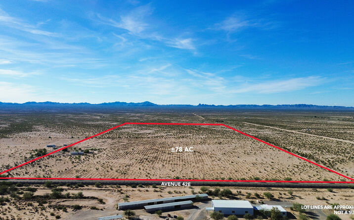Pictures of Land property located at Avenue 42E & Mary Way in Bouse, Utting, AZ 85325 for sales - image #1