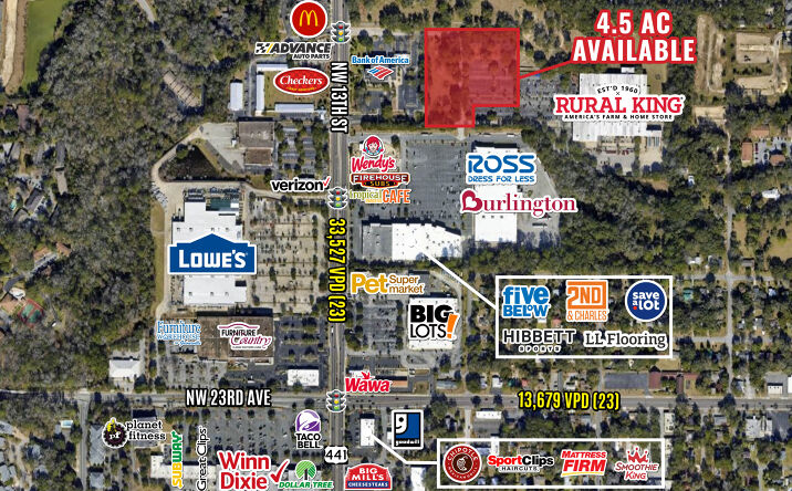 Pictures of Land property located at 2801 NW 13th St, Gainesville, FL 32609 for sales - image #1