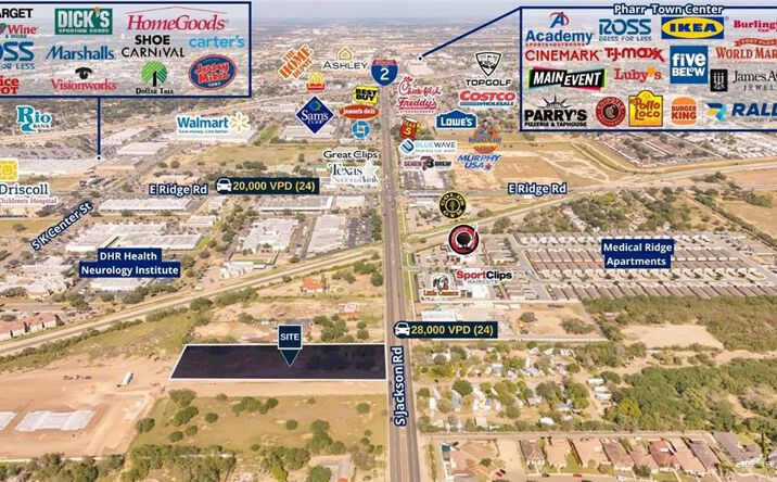 Pictures of Land property located at 2200 S Jackson Road, McAllen, TX 78577 for sales - image #1