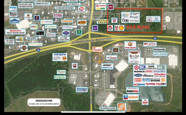 Pictures of Land property located at US-78, Oxford, AL 36532 for sales - image #1