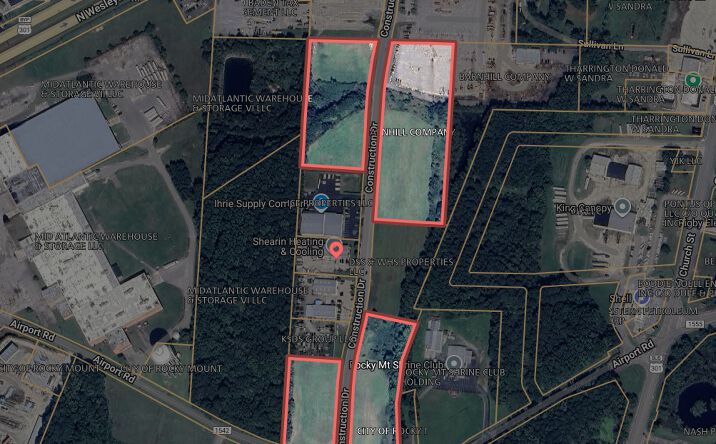 Pictures of Land property located at Construction Dr, Rocky Mount, NC 27804 for sales - image #1