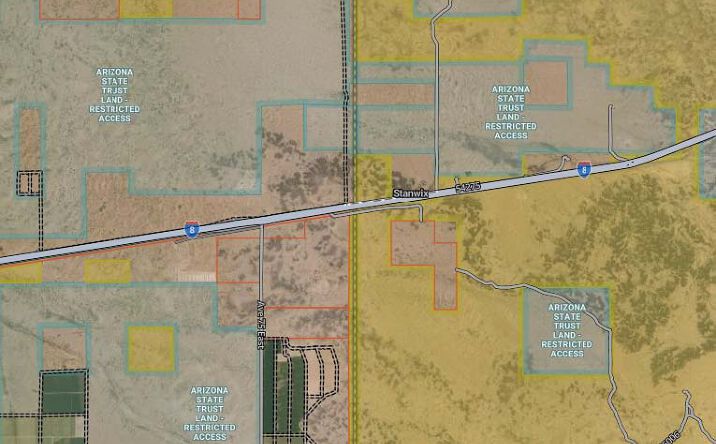 Pictures of Land property located at Interstate 8 & Avenue 75 E, Gila Bend, AZ 85337 for sales - image #1