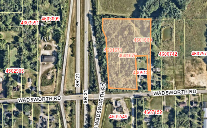 Pictures of Land property located at Wadsworth Rd (NE Corner 261 and 21), Norton, OH 44321 for sales - image #1