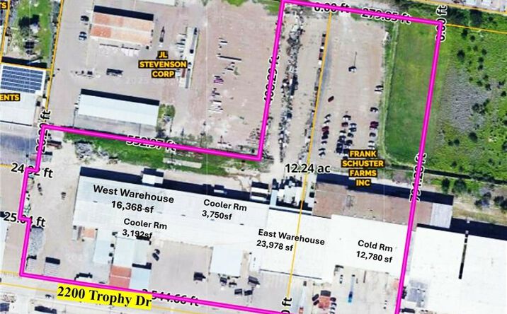 Pictures of Industrial property located at 2200 & 2100 Trophy Drive, McAllen, TX 78504 for sales - image #1