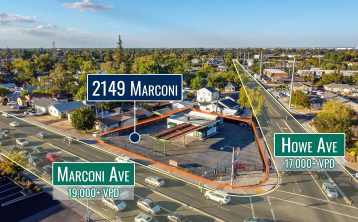 Pictures of Retail property located at 2149 Marconi Ave, Sacramento, CA 95821 for sales - image #1