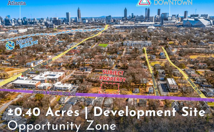 Pictures of Land, Mixed Use, Multifamily property located at 233 Joseph E. Lowery Blvd NW, Atlanta, GA 30314 for sales - image #1