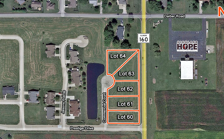 Pictures of Land property located at 5 Commercial Ct, Highland, IL 62249 for sales - image #1