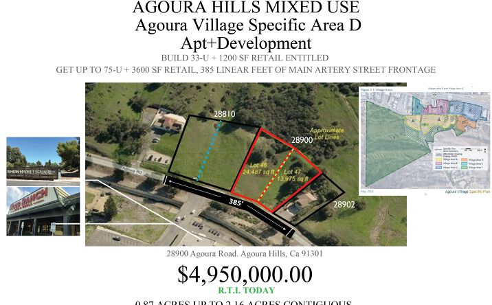 Pictures of Land property located at 28900 Agoura Rd, Agoura Hills, CA 91301 for sales - image #1