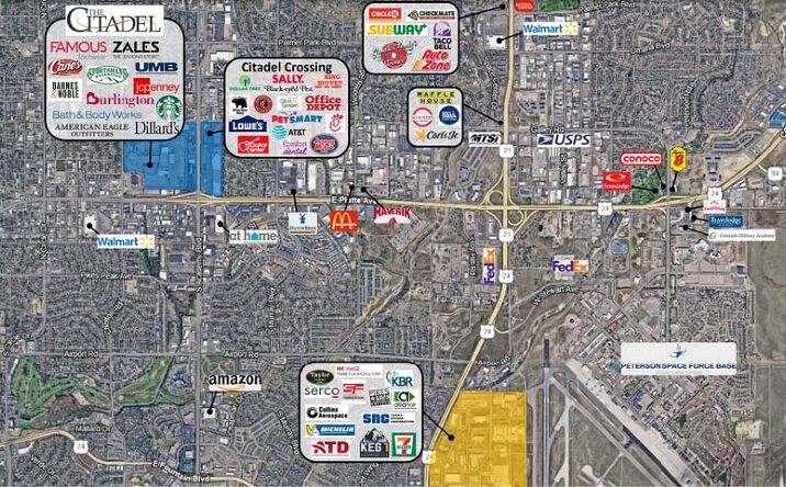 Pictures of Land property located at 6809-6829 Space Village Avenue, Colorado Springs, CO 80915 for sales - image #1