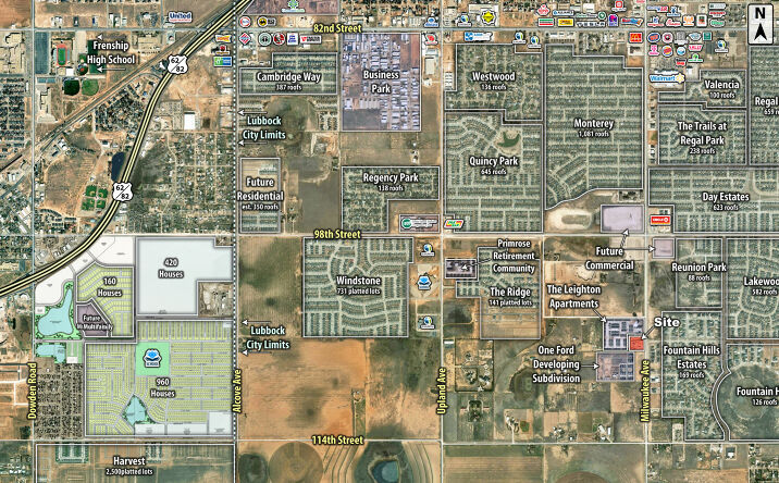 Pictures of Land property located at 107th & Milwaukee, Lubbock, TX 79424 for sales - image #1