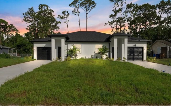 Pictures of Multifamily property located at 313-315 Ivan Ave S, Lehigh Acres, FL 33973 for sales - image #1