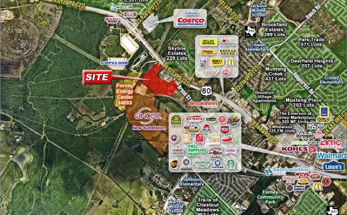 Pictures of Land, Special Purpose property located at 701 W Broad St, Forney, TX 75126 for sales - image #1