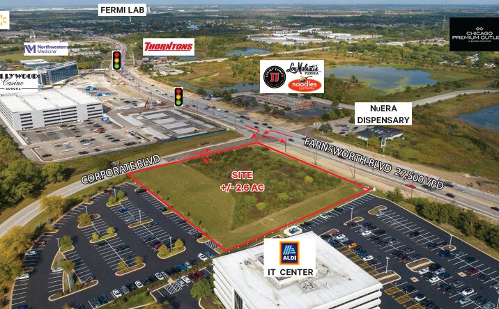 Pictures of Land property located at 1245 Corporate Blvd, Aurora, IL 60505 for sales - image #1
