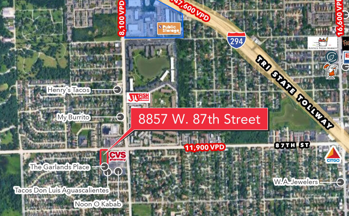 Pictures of Land property located at 8857 W 87th St, Hickory Hills, IL 60457 for sales - image #1