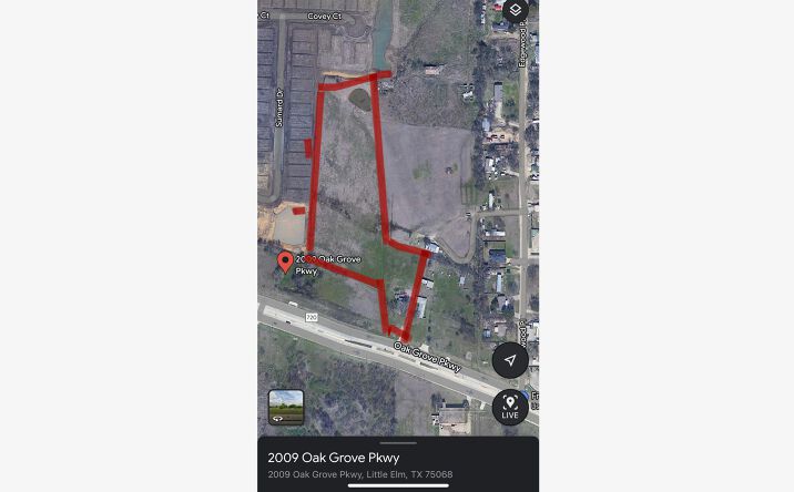 Pictures of Land property located at 2009 Oak Grove Pkwy, Little Elm, TX 75068 for sales - image #1