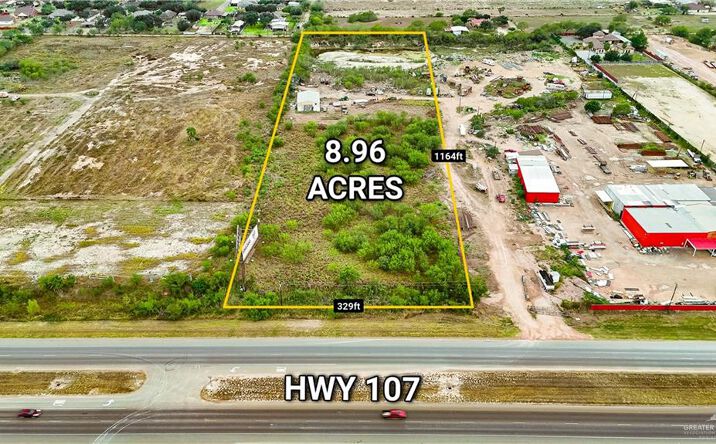 Pictures of Land property located at 8801 W Hwy 107, Mission, TX 78573 for sales - image #1