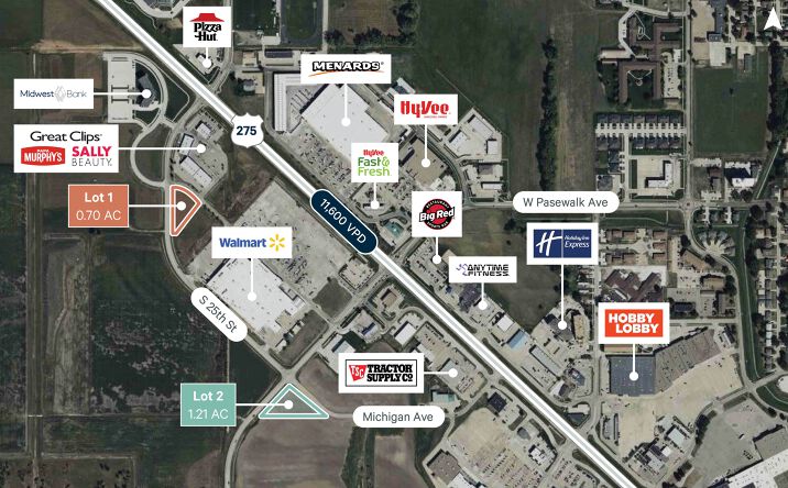 Pictures of Land property located at 700 S 25th St, Norfolk, Norfolk, NE 68701 for sales - image #1