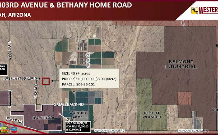 Pictures of Land property located at W Bethany Home Rd, Tonopah, AZ 85354 for sales - image #1