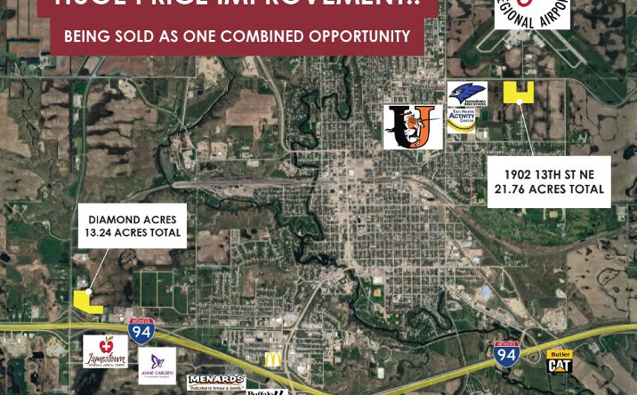 Pictures of Land property located at 1902 13th St NE, Jamestown, ND 58401 for sales - image #1