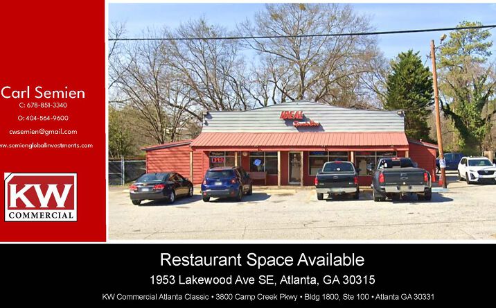 Pictures of Business for Sale, Retail property located at 1953 Lakewood Ave SE, Atlanta, GA 30315 for sales - image #1