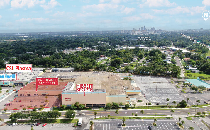 Pictures of Retail property located at 5166 Norwood Ave, Jacksonville, FL 32208 for sales - image #1