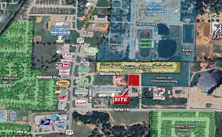 Pictures of Land property located at Betty Ln, Aubrey, TX 76227 for sales - image #1