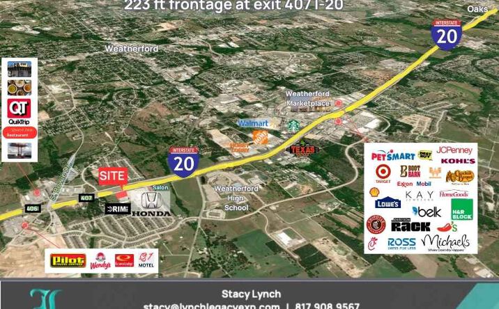 Pictures of Land property located at 901 Interstate 20 Frontage Rd, Weatherford, TX 76087 for sales - image #1