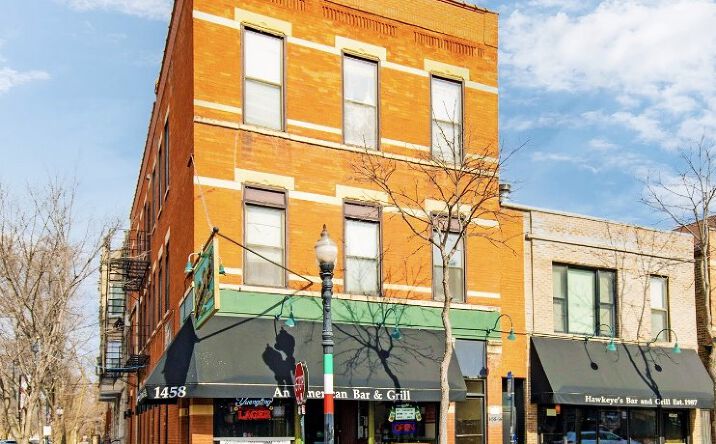 Pictures of Retail, Mixed Use, Business for Sale property located at 1456- 1458 W Taylor St, Chicago, IL 60607 for sales - image #1