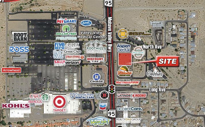 Pictures of Land, Retail property located at 3670 Frontage Rd, Bullhead City, AZ 86442 for sales - image #1