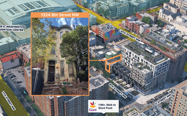 Pictures of Hospitality, Mixed Use, Multifamily property located at 1324 8th St NW, Washington, DC 20001 for sales - image #1