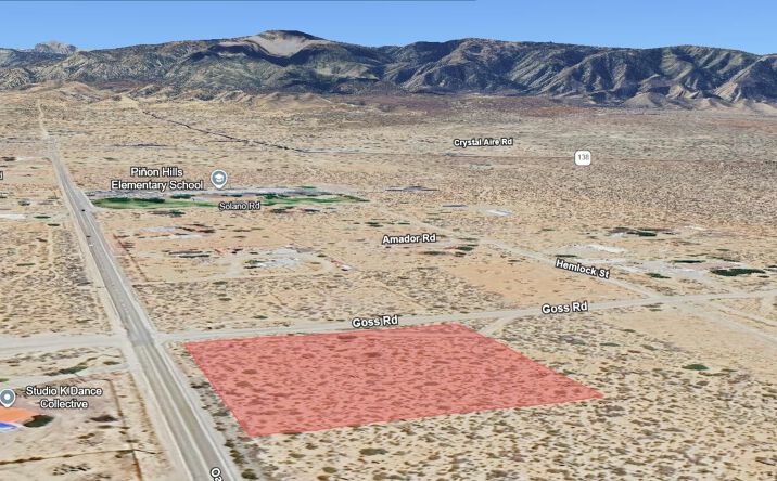 Pictures of Land property located at Oasis Road, Pinon Hills, CA 92372 for sales - image #1