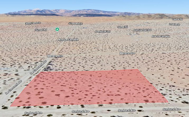 Pictures of Land property located at Sunburst Avenue, Joshua Tree, CA 92252 for sales - image #1