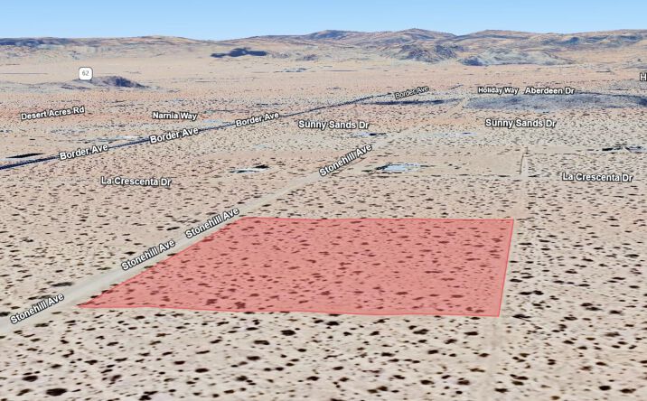 Pictures of Land property located at Stonehill Ave, Joshua Tree, CA 92252 for sales - image #1
