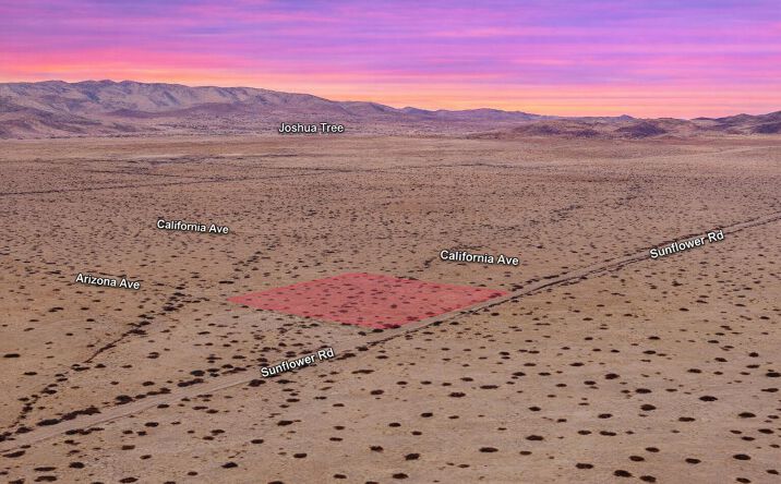 Pictures of Land property located at Arizona Ave, Joshua Tree, CA 92252 for sales - image #1