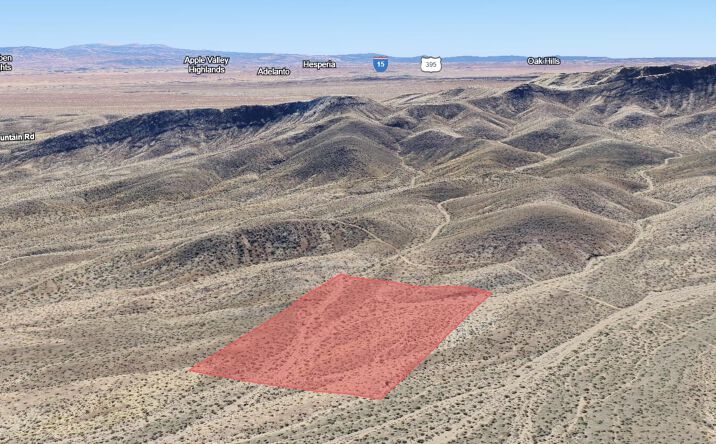 Pictures of Land property located at Mesquite Road, Adelanto, CA 92301 for sales - image #1