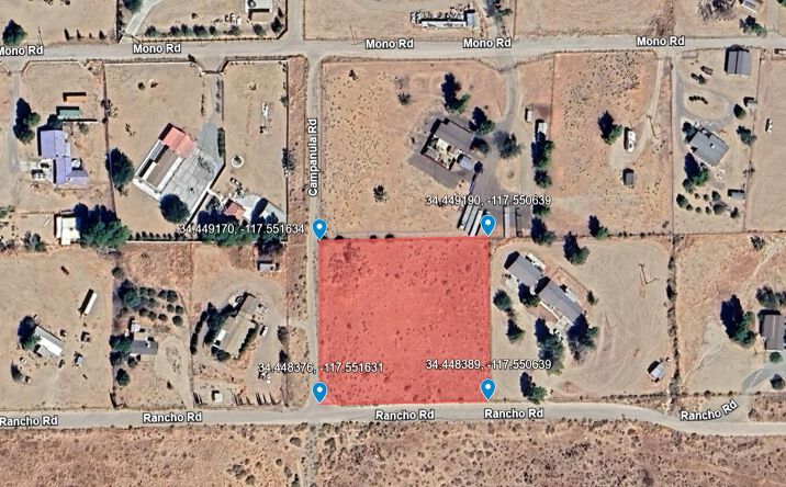 Pictures of Land property located at Rancho Road, Phelan, CA 92371 for sales - image #1