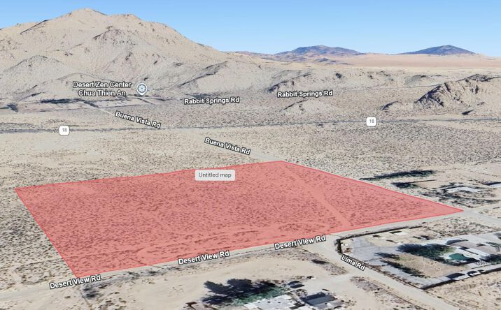 Pictures of Land property located at Buena Vista Rd, Lucerne Valley, CA 92356 for sales - image #1