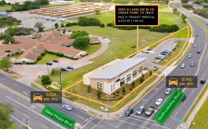 Pictures of Office property located at 2005 N Lakeline Blvd, Cedar Park, TX 78613 for sales - image #1