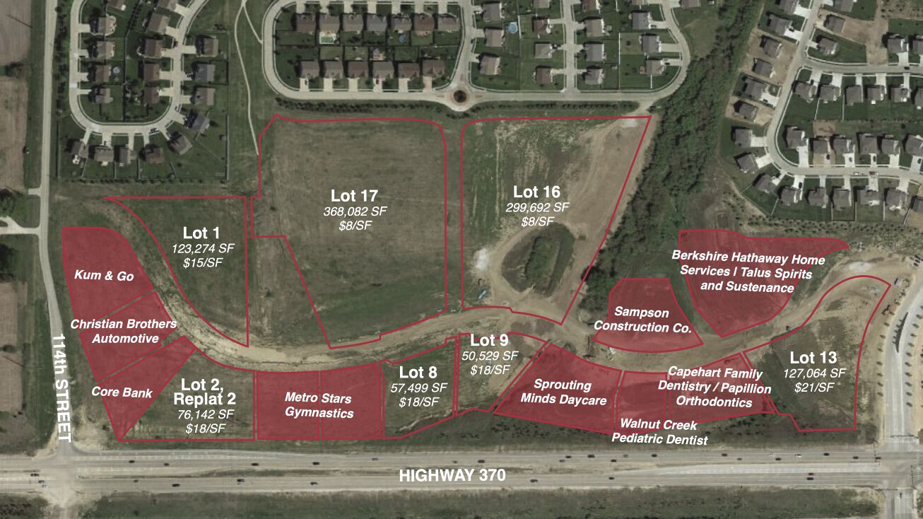 NEC 114th Street & Highway 370, Papillion, NE 68046