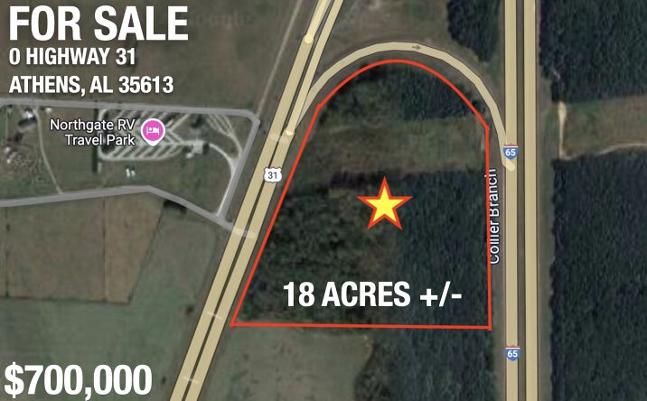 Pictures of Land property located at US-31, Athens, AL 35613 for sales - image #1