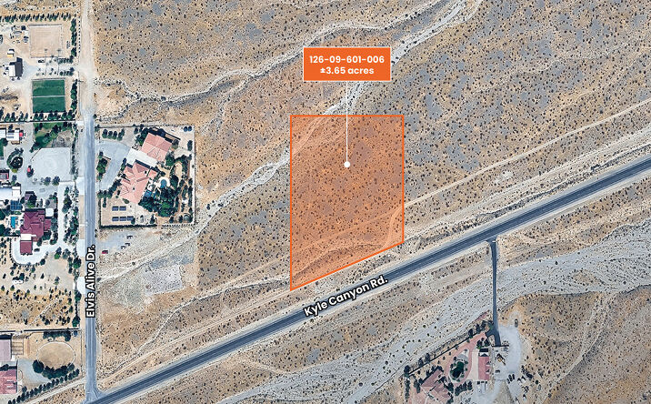 Pictures of Land property located at Kyle Canyon Rd, Las Vegas, NV 89166 for sales - image #1