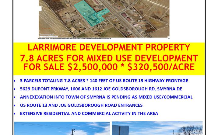 Pictures of Mixed Use, Multifamily, Retail, Self Storage, Special Purpose property located at 5629 Dupont Pkwy, Smyrna, DE 19977 for sales - image #1